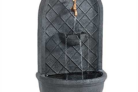 Outdoor Wall Fountain Sunnydaze Messina Garden Wall Mounted Water Feature