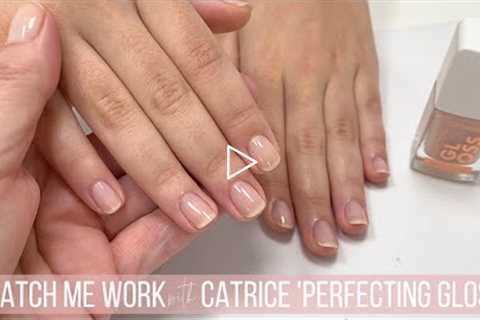 GENTLE, NON-INVASIVE MANICURE feat. CATRICE PERFECTING GLOSS [WATCH ME WORK/NO TALKING/JUST MUSIC]
