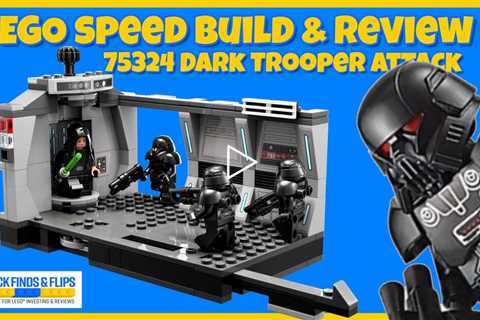 LEGO Star Wars Dark Trooper Speed Build 75324 & Review | Brick Finds & Flips