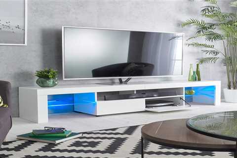 TS1706 Wide White TV Cabinet for up to 80″ screens - MMT Furniture Designs