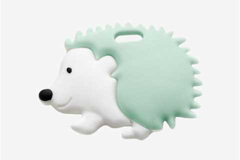 Soft Mint Hedgehog Teether