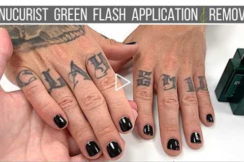 Manucurist Green Flash Full Application, Wear Test & Removal