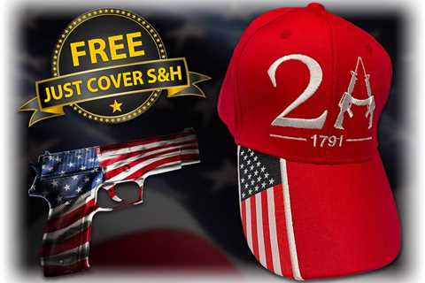 Free 2nd Amendment Hat - Red - Insight Hiking