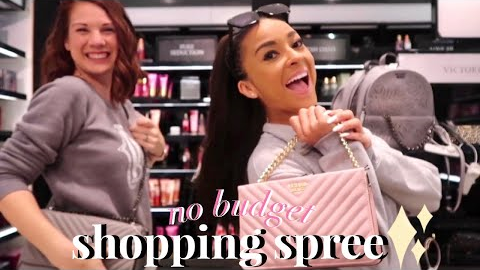 NO BUDGET Shopping Spree!♡Victoria’s Secret, PINK, Lush, etc!