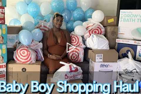 Welcome Baby💙 Boy Shopping Haul| Target, Buy Buy Baby, Pottery Barn & More!