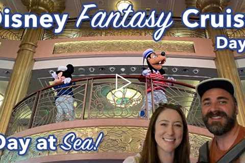 Second Day at Sea! 7-Night Disney Fantasy Western Caribbean Cruise Vlog 7 | Disney Cruise Line 2022