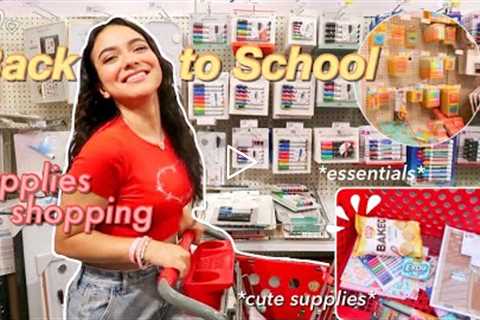 SCHOOL SUPPLIES SHOPPING + backpack essentials 2022 !!! *aesthetic supplies*