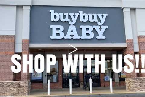 SHOP WITH US AT BUY BUY BABY!!! OUR FIRST TIME!! BABY REGISTRY!! 👧🏽🛍