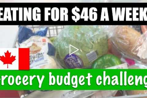 Grocery shop with me & How to eat for CHEAP IN CANADA ~ Emergency Extreme Grocery Budget..