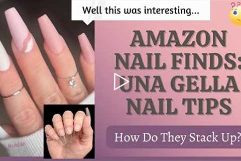 Affordable Gel Tip Kit From Amazon?! 😧 Testing Out Una Gella Nail Tips