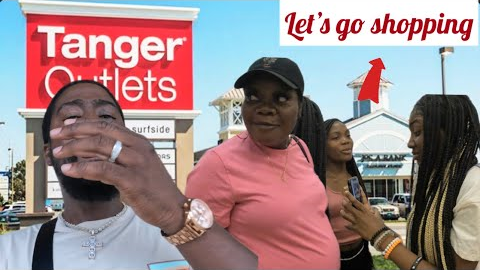 SHOPPING FOR BABY BLESSING ( TANGER OUTLET)