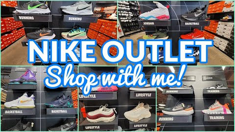 NIKE OUTLET STORE SHOP WITH ME SNEAKER SHOE SHOPPING