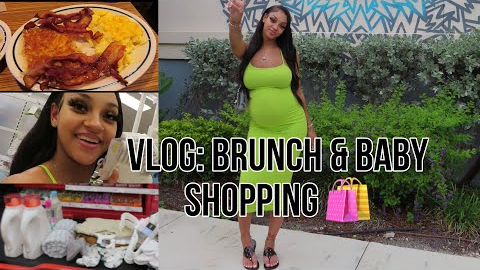 Vlog: Brunch + Baby Shopping !!!