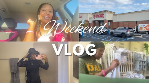 My Weekend Vlog (First time at a Funeral, Shopping, & Baby Organizing/Cleaning)