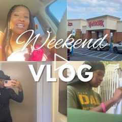 My Weekend Vlog (First time at a Funeral, Shopping, & Baby Organizing/Cleaning)