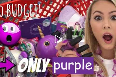 NO BUDGET (PURPLE ONLY) SHOPPING SPREE! 💜