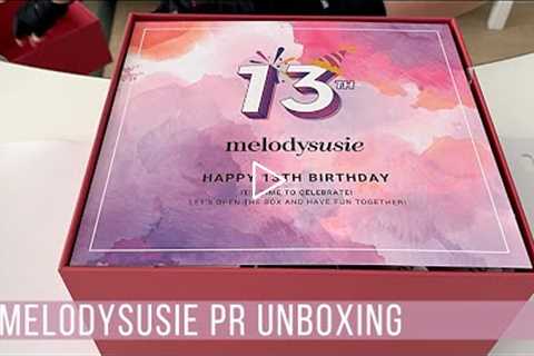 MelodySusie 13-year Anniversary Bundle! 🎉 🎈 🎊 Unboxing PR