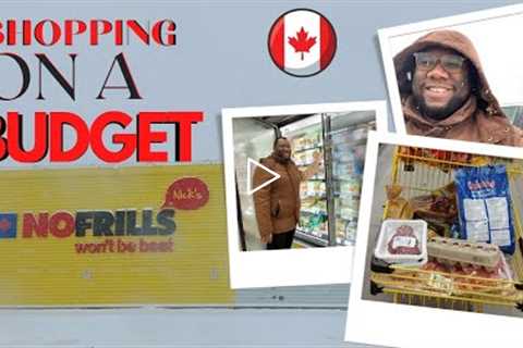 Shopping on a BUDGET! Grocery Shopping Haul| Cost of Living in Canada 🇨🇦