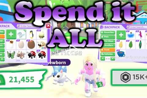 Adopt me shopping spree! No budget roblox shopping spree! #roblox #adoptme #adoptmegiveaway #noob