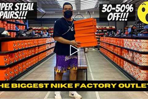 SNEAKER SHOPPING AT THE BIGGEST NIKE FACTORY OUTLET IN THE NORTH!!!