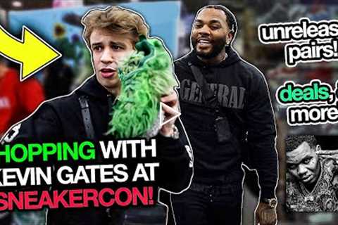 Sneaker Shopping with Kevin Gates at Sneakercon! (Huge Cashout)