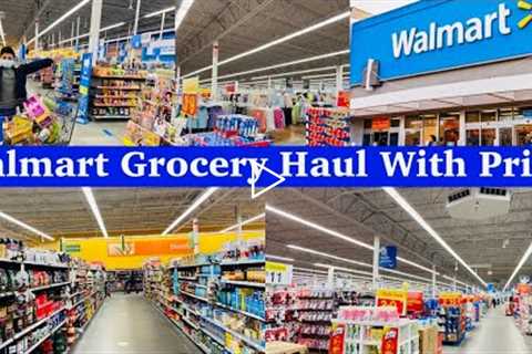 Grocery Shopping Haul At Walmart Canada 🇨🇦 Shop With Me !