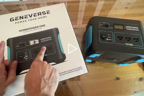 Review Geneverse HomePower ONE: Backup Battery Power Station For Homes, Emergency Power Supply