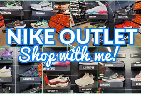 NIKE OUTLET STORE SHOP WITH ME SNEAKER SHOE SHOPPING
