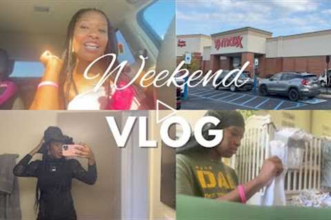 My Weekend Vlog (First time at a Funeral, Shopping, & Baby Organizing/Cleaning)