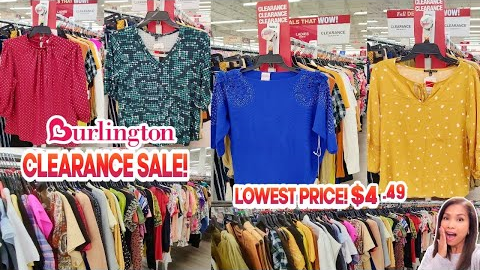 💥BURLINGTON CLEARANCE SALE!!😲DESIGNER WOMEN'S CLOTHING TOP & BOTTOMS FOR LESS! SHOP WITH ME