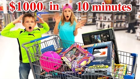 $1000 in 10 Minutes Shopping Challenge!!!