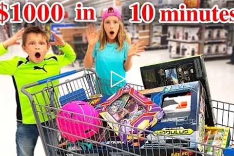 $1000 in 10 Minutes Shopping Challenge!!!