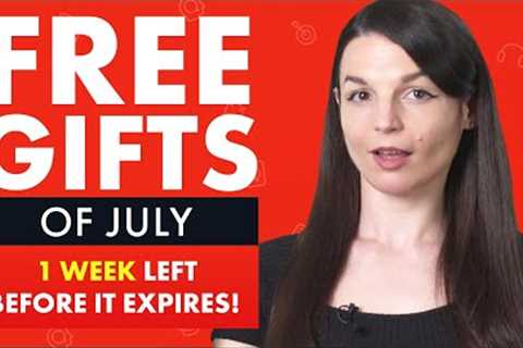 Few Days Left to Get Your FREE Italian Gifts of July 2022