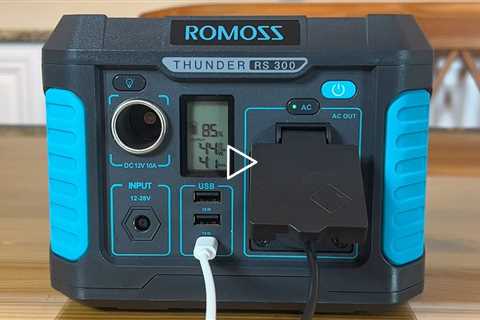 Portable Power Station 300W, ROMOSS 231Wh Backup Lithium Battery