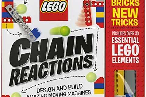 LEGO Chain Reactions (Klutz Science/STEM Activity Kit), 9″ Length x 1.06″ Width x 10″ Height