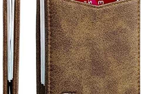 Zitahli Slim Wallets for Men RFID Money Clip Wallet Men’s Front Pocket Minimalist Wallet