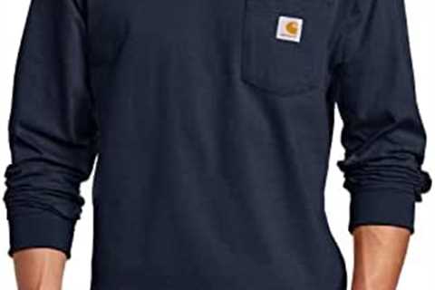 Carhartt Men’s Loose Fit Heavyweight Long-Sleeve Pocket T-Shirt