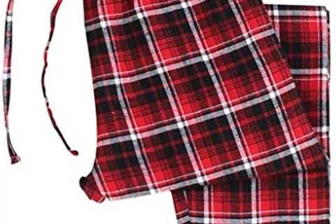 Frankie & Johnny Men’s Cotton Flannel Plaid Pajama Sleep Pants