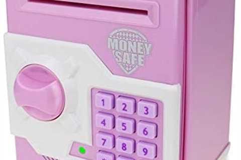 TOPBRY Piggy Bank for Kids ,Electronic Password Piggy Bank Kids Safe Bank Mini ATM Piggy Bank Toy..