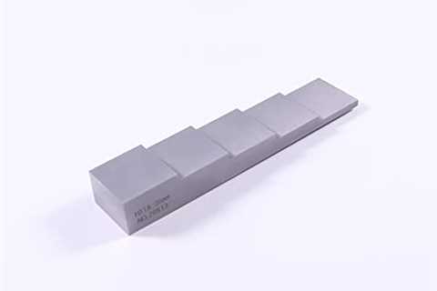 TMTECK Step Block 1018 Steel Calibration Block for Thickness Gauge 5 Step 0.1″0.2″0.3″0.4″0.5″ UT..