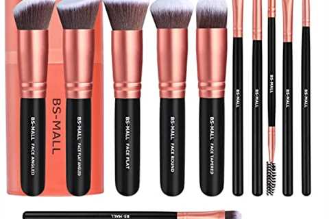 Makeup Brushes BS-MALL Premium Synthetic Foundation Powder Concealers Eye Shadows Makeup 14 Pcs..