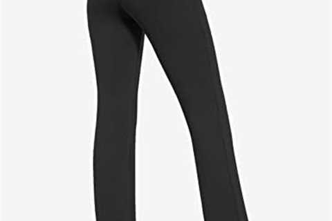 BALEAF Women’s Yoga Dress Pants Stretchy Work Slacks Business Casual Straight Leg/Bootcut Pull on..