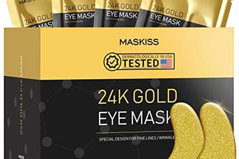 Maskiss 25-Pairs 24K Gold Under Eye Patches, Eye Mask, Eye Patches for Puffy Eyes, Eye Masks for..