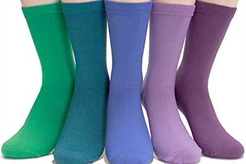 EVEI Rainbow Color Solid Colored Women’s Socks