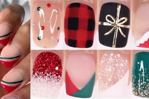 14 CHRISTMAS NAIL DESIGNS | huge Christmas nail art compilation using gel nail polish and regular