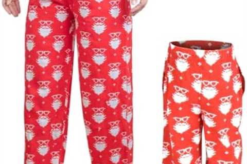 Unisex Adults Christmas Pajama Pants Mommy and Me Matching For Every Holiday 1