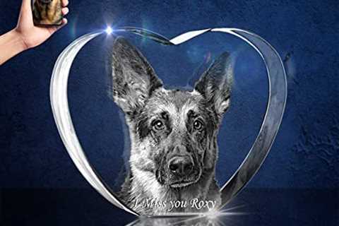 3D Crystal Photo – 3D Crystal Picture Engraved Heart, Personalized & Custom Heart Crystal, Gift for ..