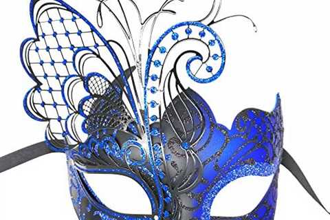 Various Butterfly Rhinestone Metal Venetian Women Mask for Masquerade/Mardi Gras Party/Sexy Costume ..