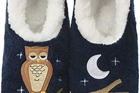 Snoozies Pairable Slipper Socks – Cozy and Fun House Slippers for Women, Fuzzy Slipper Socks with..