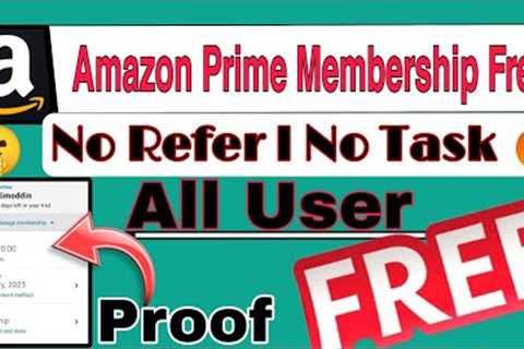 Amazon prime membership Free l How to get free Amazon prime l Free Amazon prime l Deal of the day